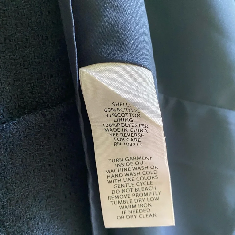 NWOT NANETTE LEPORE navy blue dark academia dress size 2 new without tags